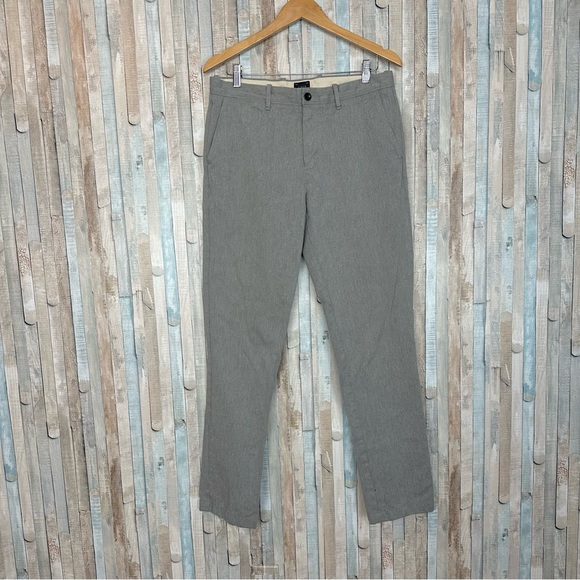 J. Crew Other - J Crew 32 Gray Brushed Cotton Melange Twill 770 Pant Trouser Straight Fit Leg‎